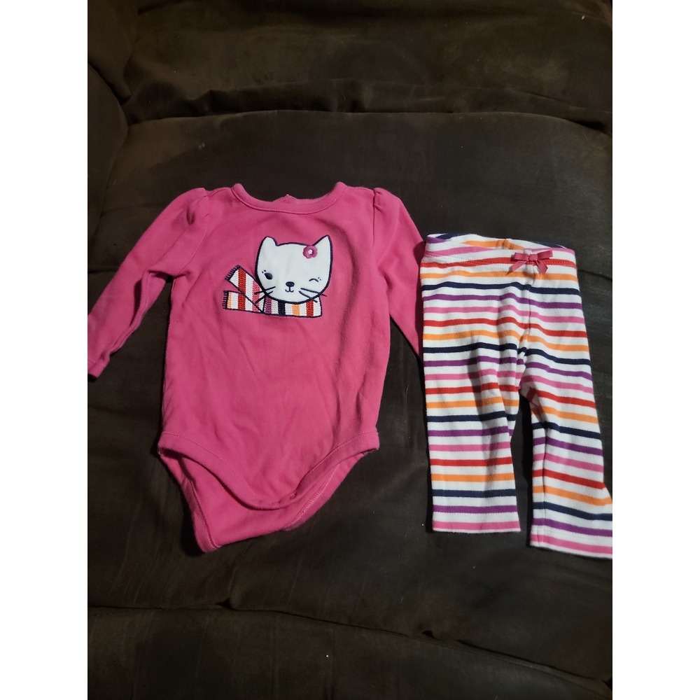 Gymboree little pals layette line 2 piece outfit size‎ 3 6 months